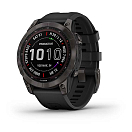 Купить Garmin 010-02540-35 Fenix 7 Sapphire Solar Часы Черный  Black DLC Titanium / Black 7ft.ru в интернет магазине Семь Футов