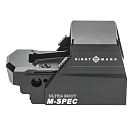 Купить Sightmark 079-SM26036 Светоотражающий козырек Ultra Shot M-Spec Pro Серебристый Black  Hunt 7ft.ru в интернет магазине Семь Футов