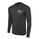 Купить Pelagic 1015231002-BLK-L Футболка с длинным рукавом с защитой от ультрафиолета Aquatek Goione Marlin Black L 7ft.ru в интернет магазине Семь Футов