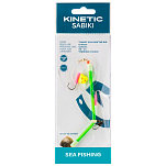 Kinetic F165-006-263 Sabiki Turbot Spin Drifter Связанные Крючки Зеленый Green 8 / 2 