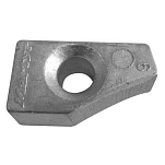 Super marine ANO222 Yamaha 25-30CV Цинковая пластина Анод  Grey