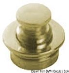 Polished brass knob 19 mm 38.181.27