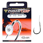 Gamakatsu 180038-01800-00012-00 PO Carp Связанный Крючок Без Зазубрин 0.120 мм Черный NS Black 18 