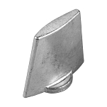 Цинковый анод Tecnoseal 01319 Ø30x59x53мм крыловидный для лодочных двигателей Yanmar B63-D36A-D27A