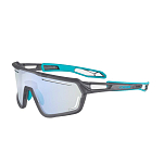 Cebe CS34803 Фотохромные солнцезащитные очки S´Track Vision Translucent Black Teal Matte L-Zone Vario Grey Blue/CAT0-3