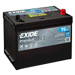 Exide NBA-986 12V/75Ah 630 CCA Serie Exide NBA-986 Premium Ea754 батарея Бесцветный Black