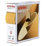 Smirdex 135120900 рулон наждачной бумаги Abrasoft 135P G1000 25 m Yellow 15x15x12 115 mm