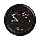 Купить Аналоговый вольтметр Wema IPVR-BB-8-16 12В Ø52мм шкала 8-16В черный с подсветкой 7ft.ru в интернет магазине Семь Футов