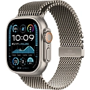 Купить Apple MX5R3TY/A  Watch Ultra 2 GPS + Cellular 49 mm Milanese Loop Золотистый Natural Titanium / Natural Titanium M 7ft.ru в интернет магазине Семь Футов