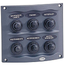 Купить Hella marine 265-H73070041 Compact Switch 6 Switches Серый 7ft.ru в интернет магазине Семь Футов