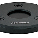 Low Profile aluminium black stuffing box Ø  4/9mm, Osculati 14.177.12