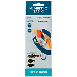 Kinetic F178-181-033 Sabiki Plaice Connect Связанные Крючки Бесцветный Orange / Yellow 1 