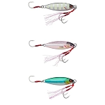 Savage gear 1632060-UNIT Jig Slow Seeker 20g 45 mm Серебристый Zebra Glow