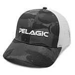 Pelagic 1202261011-blk-os Кепка Flybridge Brushed Camo Black 15x10x5