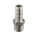 Guidi GUIIN1004-1/4X10 GUIIN1004 10 mm Резьбовой и рифленый соединитель из нержавеющей стали Серебристый Silver 1/4´´