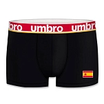 Umbro T647-1-M трусы-боксёры UEFA Football 2021 Spain Черный Black M