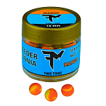Feedermania F0954014 Two Tone Sinking Манго Вафтерс Золотистый Orange / Green 10 mm