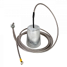 Цинковый анод с крепежным кабелем длиной 4 м / 2,2 кг