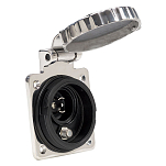 Marinco PH6592TV-SS Stainless Steel Phone/TV Easy Lock Inlet Серебристый Grey
