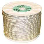 Prosea 285000 Катушка из полиэстера 3 C. 6 mm Бежевый White 200 m 