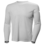 Helly hansen 48364_930-4XL Базовый слой с длинным рукавом Tech Crew Серый Light Grey 4XL