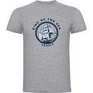 Купить Kruskis CA65500158C064 Футболка с коротким рукавом King Of The Sea Серый Heather Grey S 7ft.ru в интернет магазине Семь Футов
