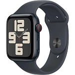 Apple MXGL3QL/A  Watch SE GPS + Cellular 44mm Sport Band Черный Midnight Aluminium / Midnight S-M