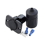 Двойная розетка Easterner C3032 12В 3А USB 60x42,5x47,5мм чёрная для зарядки мобильных устройств влагозащищенная