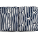 Двойная подушка Kapok / темно-синий / тонкие полоски