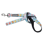 Fuzzyard FZCL698-XS You Drive Me Glazy Ноэпреновый поводок Голубой Multicolor XS