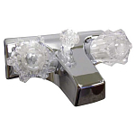 Utopia 135-20351207 Хромированный кран для душа Бесцветный Silver 4´´