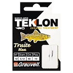 Teklon 491512-12 связанный крючок Truite 0.120 mm  Blue 12