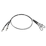 Effzett 56413 Coated Core 7 Spin Лидер 30 См  Black 7 kg