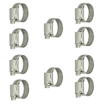 Recmar rec38-50smo Зажим нержавеющая сталь SMO254 12 mm 10 Единицы Silver 12x12x10 38-50 mm