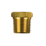 Латунная заглушка Tecnoseal 01317TP 22мм 1/2''GAS 7/16''UNC для стержневых анодов