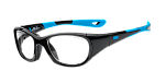 Спортивные очки с диоптриями Rec Specs / Replay XL / Shiny Black Cyan, replaysbcy5520130csf