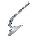 Купить Talamex 77136035 Плуг Якорь Серебристый  Grey 15 kg  7ft.ru в интернет магазине Семь Футов