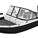 Моторная лодка, Триера 420 FISH, серый TR420FISH_grey