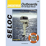 Seloc marine 230-1302 Johnson Evinrude Outboards Голубой  1 - 2 Cyl 1973-1989 