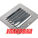 Решетка воздухозаборника 127х115 мм, Marine Rocket (упаковка из 20 шт.) S.M1421-127x115_MR_pkg_20