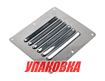 Решетка воздухозаборника 127х115 мм, Marine Rocket (упаковка из 20 шт.) S.M1421-127x115_MR_pkg_20