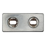 Recmar rec8106 Анод из цинковой пластины 1.46kg Grey 15x12x10 150 x 69 x 25 mm