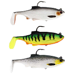 Westin P063-099-010 Ricky The Roach Shadtail RNR 100 Mm 28g Многоцветный Firetiger
