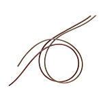 Prowess 86PETU001 Tournament Split Кольца Коричневый Kaki 1 mm / 1 m 