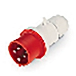 Plastimo 409681 Вилка IP44 32A 400V  White / Red