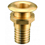 Forniture nautiche italiane 1818475 38 mm Соединение шланга из латуни через корпус Золотистый Bronze 1 1/4´´ 