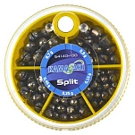Kamasaki 54140-100 разделенная свинцовая дробь Set Black 0.15-0.25-0.45-0.70-0.90 g