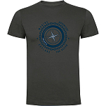 Kruskis CA65500546C063 Футболка с коротким рукавом Compass Серый Dark Grey 2XL