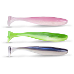 Quantum fishing 3337305 4street B-Ass Shad Мягкая Приманка 110 мм Многоцветный Ghost