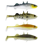 Westin P228-1003-219-UNIT Мягкий приманка Stanlet The Stickleback Shadtail Clear Water Mix 1.5g 55 mm 4 Единицы 9